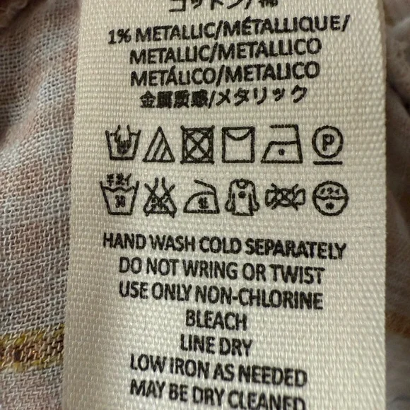 Free People Metallic Plaid Button-Up Shirt - Picture 9 of 9